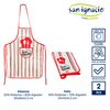 Set Delantal Y Paño De Cocina Rizo "bon Appétit" - Colección Kinvara