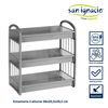 Estanteria Plastico 3 Alturas Gris Colección Kinvara