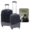 Set De 2 Maletas Trolleys Con Funda Protectora Enjoy