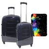 Set De 2 Maletas Trolleys Con Funda Protectora Splash