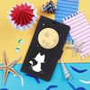 German Tech® - Funda Libro Gato Mirando La Luna Para Wiko Sunny Max