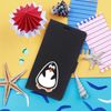 German Tech® - Funda Libro Pegatina De Pingüino Para Wiko Sunny Max