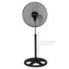 Ventilador Goodyear Gy18sf 55w 3 En 1 Negro/inox