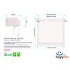 Estor Enrollable Happystor Dark Opaco Liso 202-beige 95x230cm