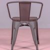 Silla Industrial Envejecida Con Reposabrazos Y Asiento De 52x47x69cm - Antique