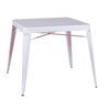 Mesa Industrial En Acero 97x97x76cm - Blanco