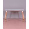 Mesa De Comedor Rectangular  120x80x75cm - Blanco