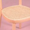 Silla De Diseño En Madera De Fresno Y Asiento De Ratán 44x45x75cm - Fresno Natural