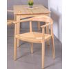 Silla En Madera De Fresno Natural Y Asiento De Cuerda 63x56x77cm - Fresno Natural