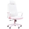 Silla De Escritorio Ergonómica En Malla Transpirable Y 60x58x114cm - Blanco