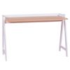 Mesa De Escritorio Minimalista De Madera 123x53x80cm - Blanco