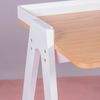 Mesa De Escritorio Minimalista De Madera 123x53x80cm - Blanco