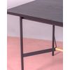 Mesa De Comedor Rectangular En Madera De Roble  140x80x74cm - Negro