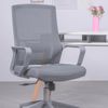 Silla De Oficina Ergonómica Regulable En Malla Transpirable 60x58x100cm - Gris Oscuro