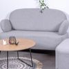 Sofá De 2 Plazas De Diseño Minimalista Con Reposabrazos 146x68x84cm - Gris