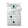 Funda Nórdica Cuna Sweet Home White 100x120, 100% Algodón. Incluye Funda De Almohada