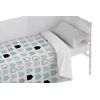 Funda Nórdica Cuna Sweet Home White 115x145, 100% Algodón. Incluye Funda De Almohada