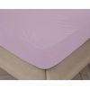 Sábana Bajera Ajustable Lisa Violeta Cama 105 Cm - 105x190/200 Cm, 100% Algodón.