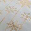 Funda De Cojín Terciopelo Guirlande  Blanco Oro 45x45