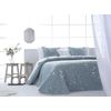 Colcha Jacquard Reversible Algodón Gus Hielo Cama 90 Cm - 180x270 Cm