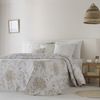 Colcha Jacquard Reversible Algodón Chiara Beige Cama 90 Cm - 180x270 Cm