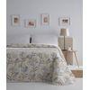 Colcha Jacquard Reversible Algodón Zurek Lino Cama 90 Cm - 180x270 Cm