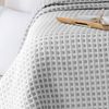 Colcha Jacquard Reversible Algodón Emily Aluminio Cama 135 Cm - 235x270 Cm