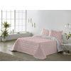 Colcha Estampada Reversible Diane Teja Cama 105 Cm - 200x270 Cm