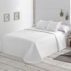 Colcha Lisa Reversible Blanca Cama 90 Cm - 180x270 Cm