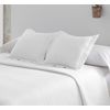 Colcha Lisa Reversible Blanca Cama 180 Cm - 270x270 Cm