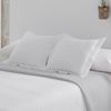 Colcha Lisa Reversible Gris Cama 105 Cm - 200x270 Cm