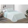 Colcha Lisa Reversible Verde Agua Cama 105 Cm - 200x270 Cm