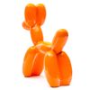 Figura Decorativa Perro Globo Kuatéh De Poliresina 41x41x13 Cm Naranja