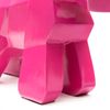 Figura Decorativa Perro Schnauzer Kuatéh De Poliresina 30x10x26 Cm Rosa