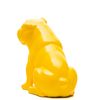 Figura Decorativa Perro Bulldog Kuatéh De Poliresina 29x16x28 Cm Amarillo