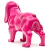 Figura Decorativa Perro Cocker Spaniel Kuatéh De Poliresina 37x14x25 Cm Rosa