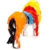 Figura Decorativa León De Poliresina Kuatéh 105x39x71 Cm Multicolor