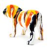 Figura Decorativa Perro Bulldog Kuatéh De Poliresina 40x20x26 Cm Multicolor