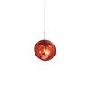 Lámpara Colgante Lumineca Thelio 28x166 Cm Rojo 4 W