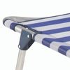 Silla De Playa Cama Plegable Solenny Reclinable Con Respaldo Bajo Y Asas 81x62x86 Cm 4 Posiciones