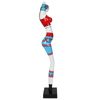 Figura Femenina Kuatéh Kristen 19x15x101 Cm Multicolor