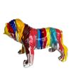 Figura Bulldog Kuatéh Gregor 61x32x38 Cm Multicolor