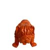 Figura Bulldog Kuatéh Troy 23x14x11 Cm Naranja