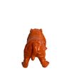 Figura Bulldog Kuatéh Troy 23x14x11 Cm Naranja