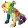 Figura Bulldog Sentado Kuatéh Bharbo 40x23x34 Cm Multicolor