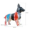 Figura Bull Terrier Kuatéh Shae 59x23x51 Cm Multicolor
