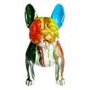 Figura Boston Terrier Sentado Kuatéh Nina 40x29x45 Cm Multicolor