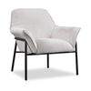 Butaca Tapizada Beige Udine Pärumm 80x84x90,5 Cm Con Patas De Metal