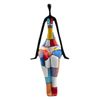 Figura Decorativa Silueta Femenina En Posición Sentada Kuatéh Audrey De Poliresina 36x32x74 Cm Multicolor