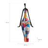 Figura Decorativa Silueta Femenina En Posición Sentada Kuatéh Audrey De Poliresina 36x32x74 Cm Multicolor